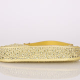 Prada Satin Crystal Embellished Cleo Shoulder Bag - FashioNica
