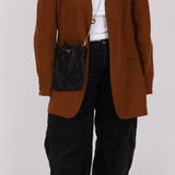 Prada Satin Crystal Embellished Mini Tote - FashioNica