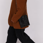 Prada Satin Crystal Embellished Mini Tote - FashioNica