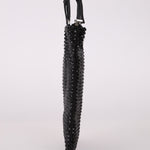 Prada Satin Crystal Embellished Mini Tote - FashioNica