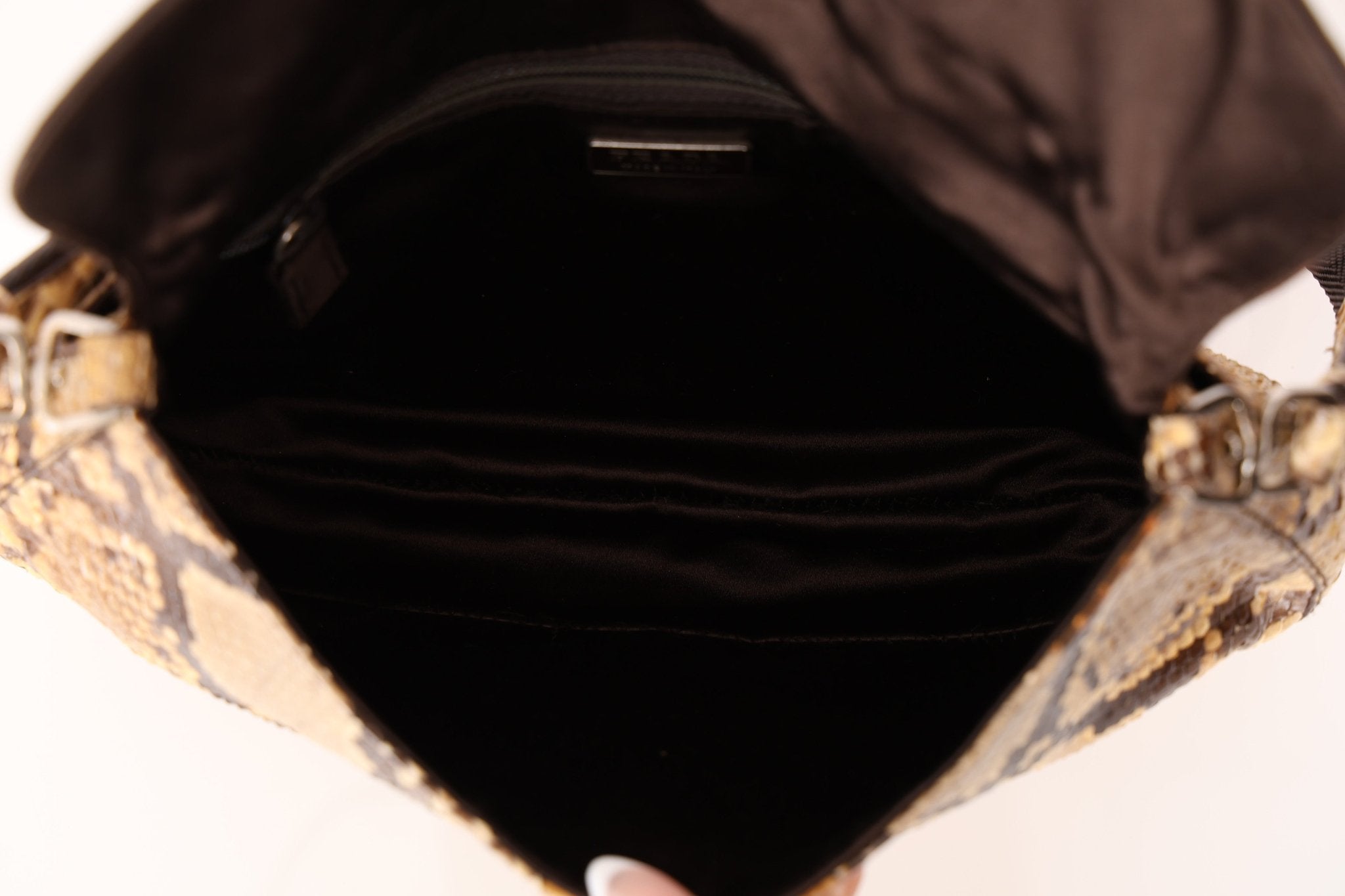 Prada Snakeskin Cleo Pochette - FashioNica