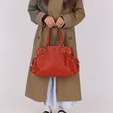 Prada Vitello Calfskin Daino Pocket Tote - FashioNica