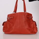 Prada Vitello Calfskin Daino Pocket Tote - FashioNica