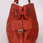 Prada Vitello Calfskin Daino Pocket Tote - FashioNica