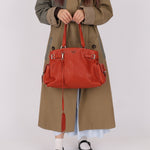 Prada Vitello Calfskin Daino Pocket Tote - FashioNica