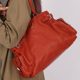 Prada Vitello Calfskin Daino Pocket Tote - FashioNica