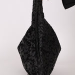 Rare Bottega Veneta Intrecciato Lambskin & Velvet Distressed Medium Hobo - FashioNica