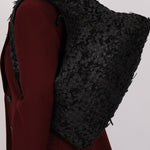 Rare Bottega Veneta Intrecciato Lambskin & Velvet Distressed Medium Hobo - FashioNica