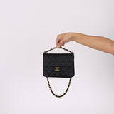 Rare Chanel 1986 Satin Square Flap - FashioNica