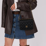 Rare Chanel 1986 Satin Square Flap - FashioNica