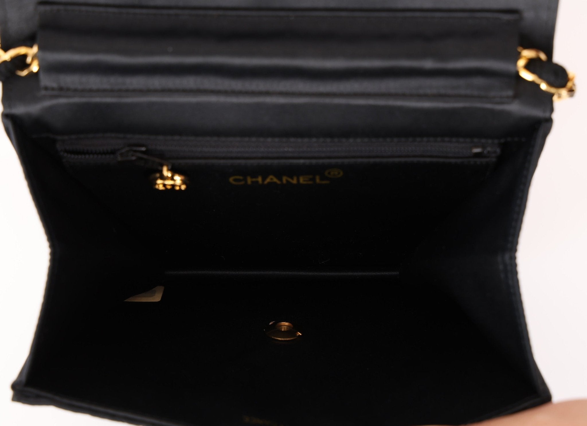 Rare Chanel 1986 Satin Square Flap - FashioNica