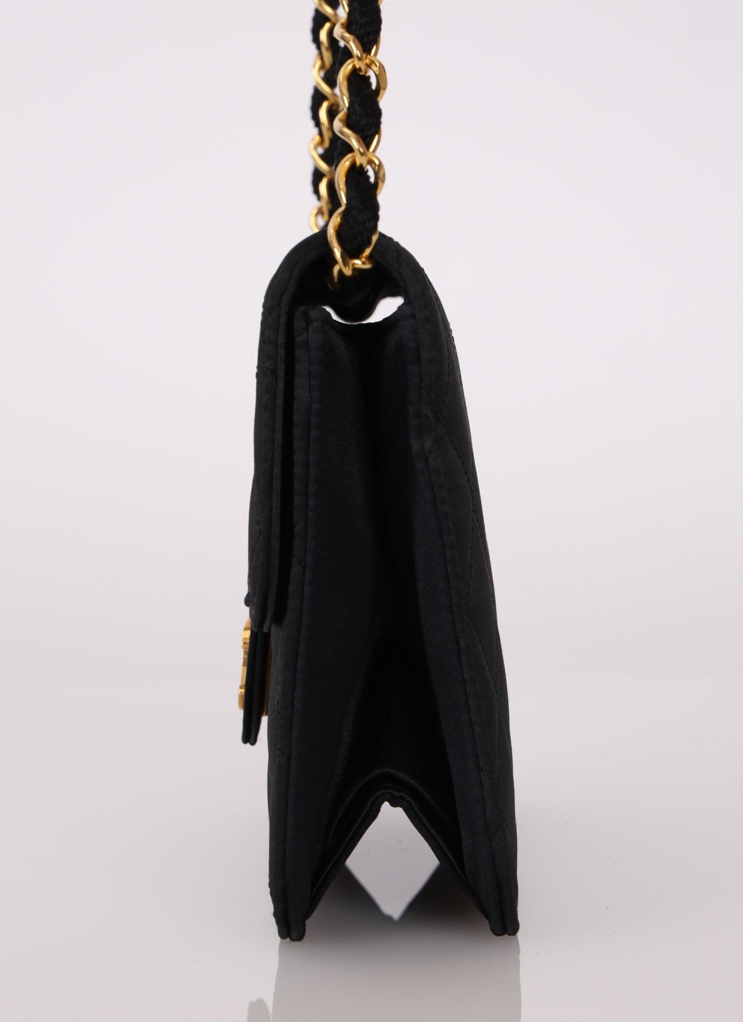 Rare Chanel 1986 Satin Square Flap - FashioNica