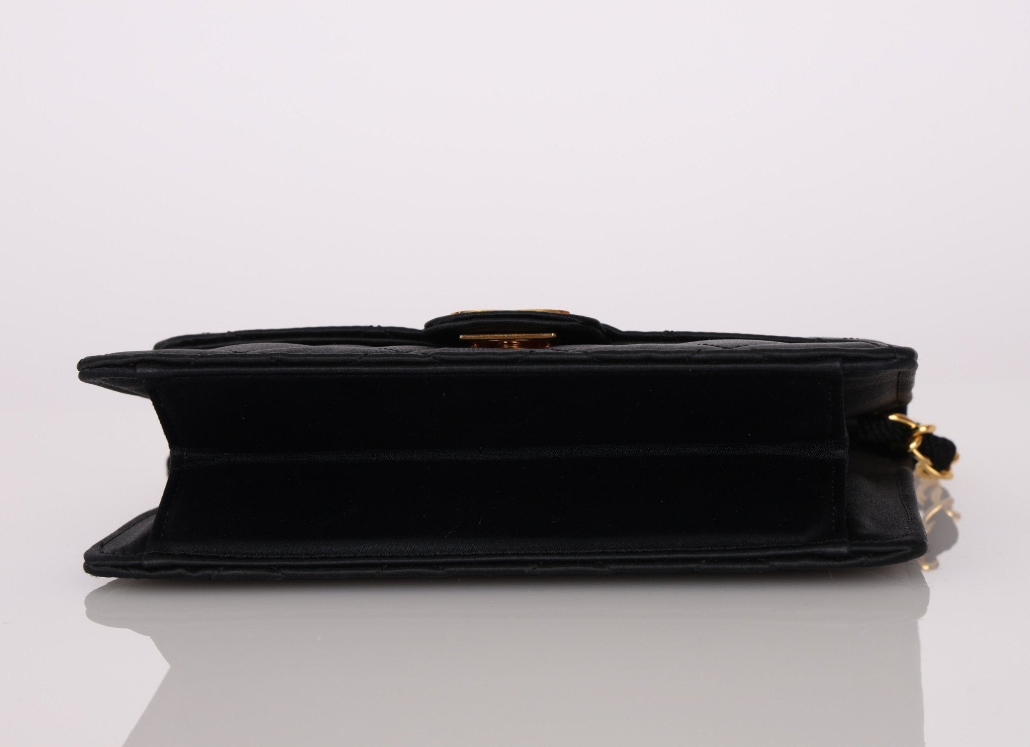 Rare Chanel 1986 Satin Square Flap - FashioNica