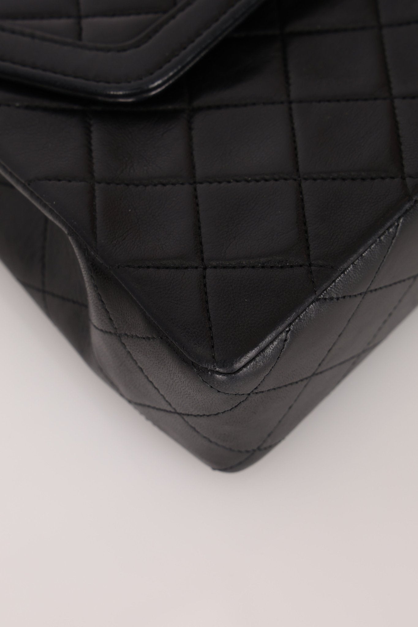 Rare Chanel 1987 Lambskin Bijoux Kelly Flap Bag with Chanel Cardholder 24K GP - FashioNica