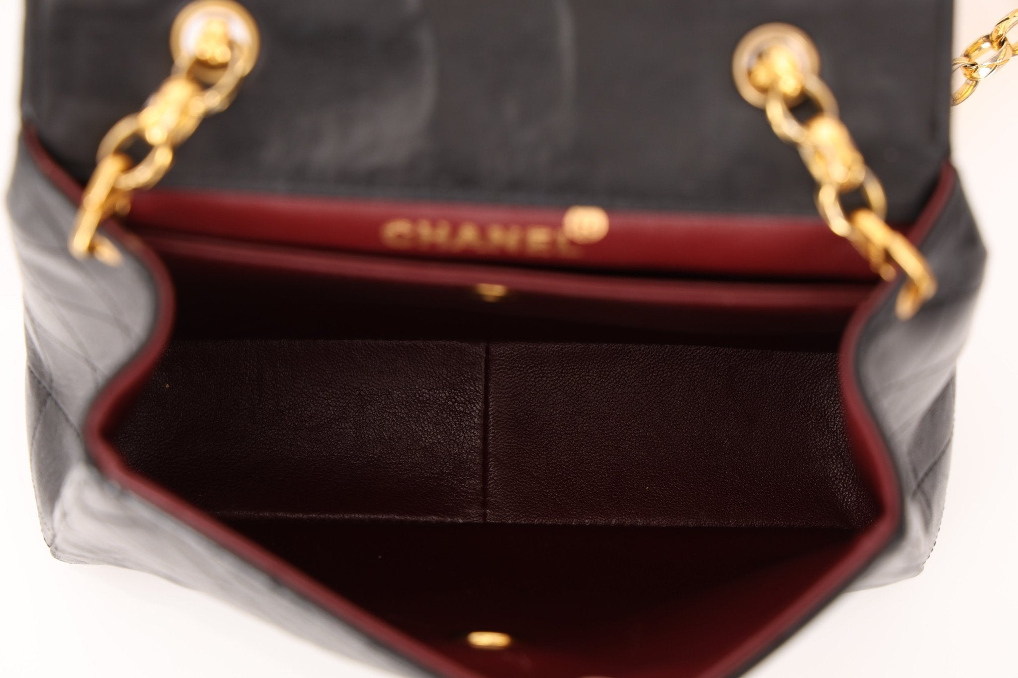 Rare Chanel 1987 Lambskin Bijoux Kelly Flap Bag with Chanel Cardholder 24K GP - FashioNica