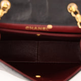Rare Chanel 1987 Lambskin Bijoux Kelly Flap Bag with Chanel Cardholder 24K GP - FashioNica