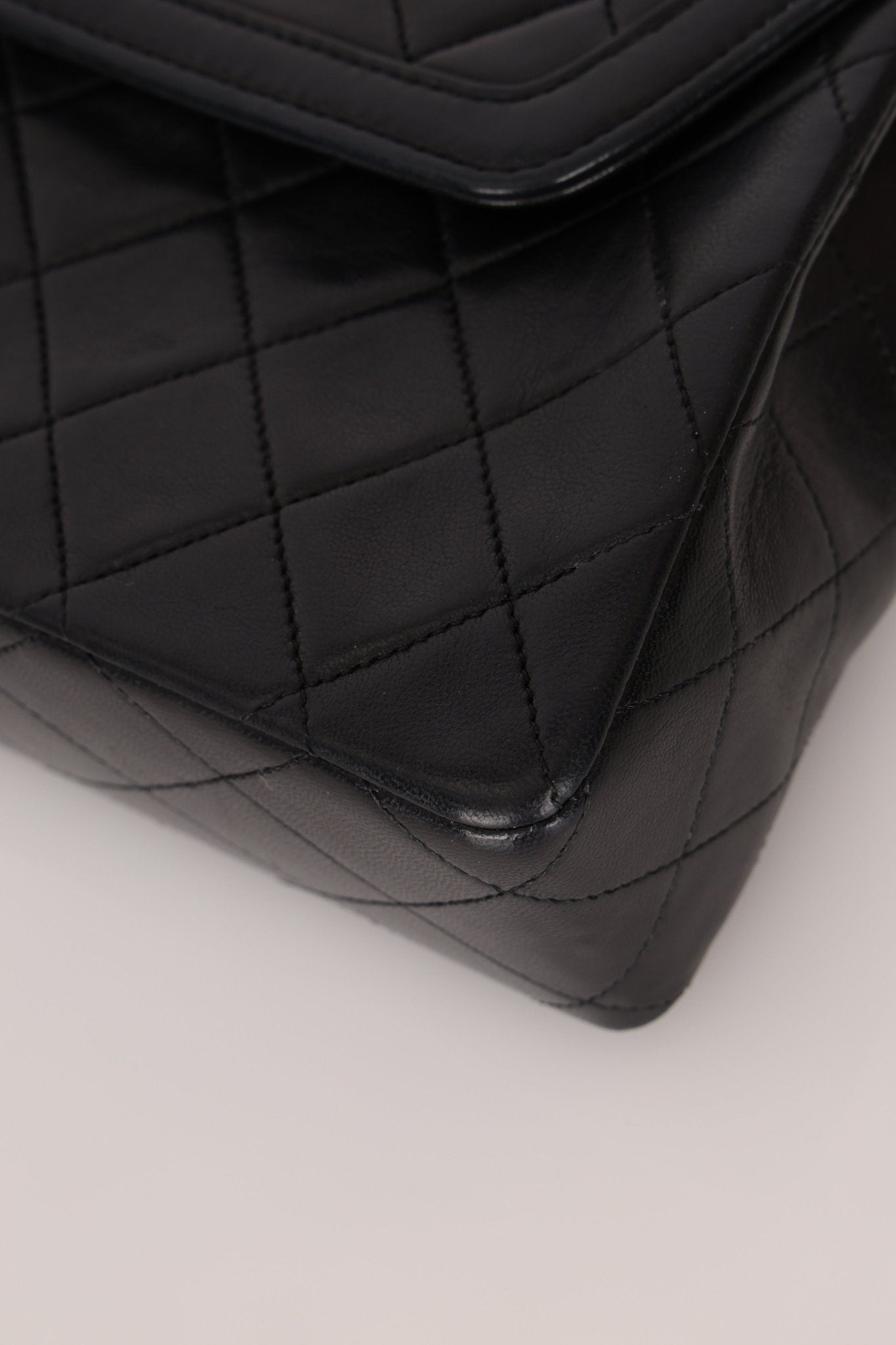 Rare Chanel 1987 Lambskin Bijoux Kelly Flap Bag with Chanel Cardholder 24K GP - FashioNica