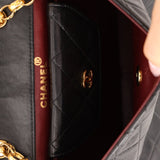 Rare Chanel 1987 Lambskin Bijoux Kelly Flap Bag with Chanel Cardholder 24K GP - FashioNica