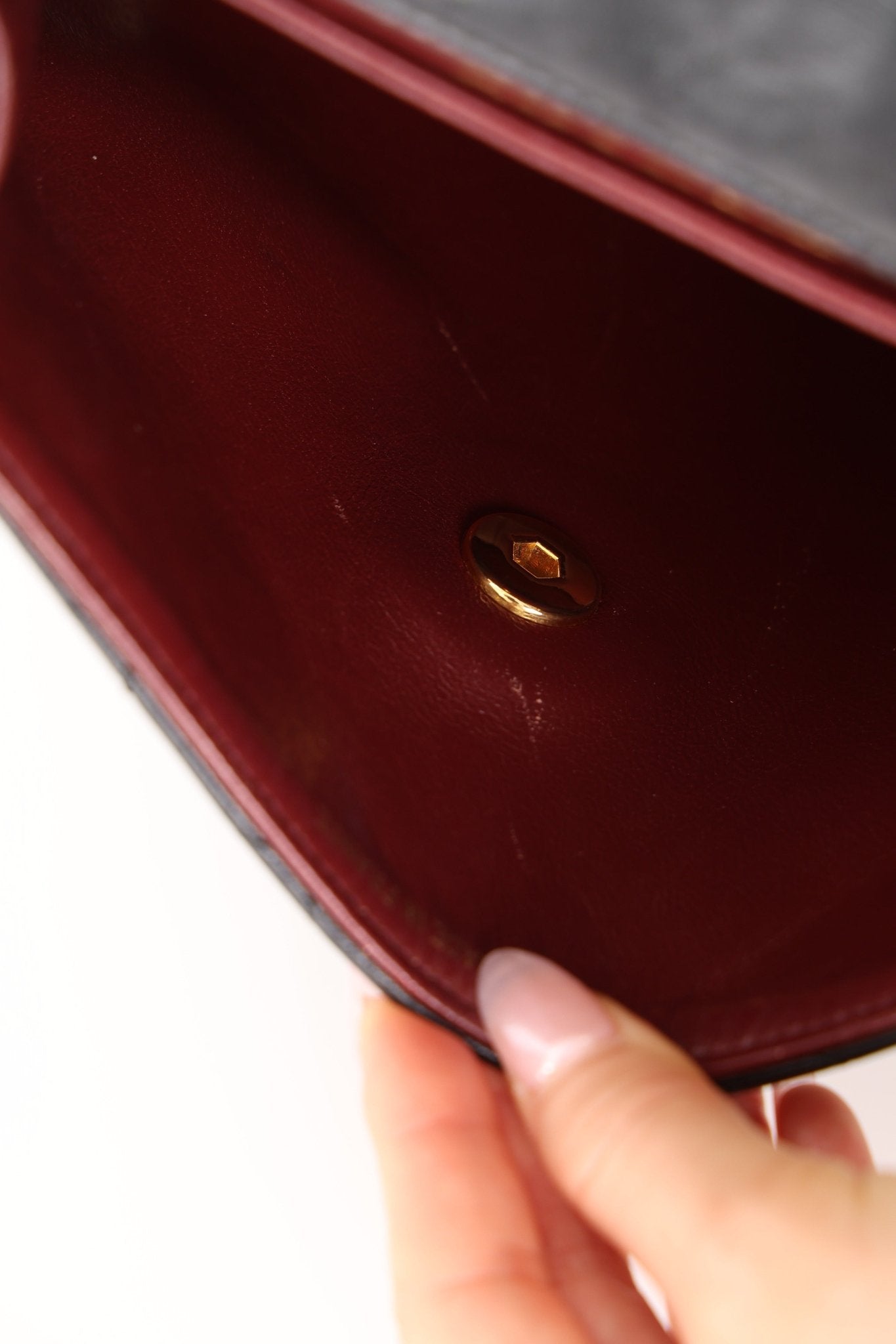 Rare Chanel 1987 Lambskin Bijoux Kelly Flap Bag with Chanel Cardholder 24K GP - FashioNica