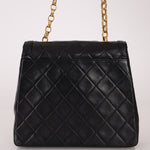Rare Chanel 1987 Lambskin Bijoux Kelly Flap Bag with Chanel Cardholder 24K GP - FashioNica