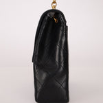 Rare Chanel 1987 Lambskin Bijoux Kelly Flap Bag with Chanel Cardholder 24K GP - FashioNica