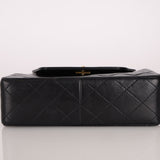 Rare Chanel 1987 Lambskin Bijoux Kelly Flap Bag with Chanel Cardholder 24K GP - FashioNica