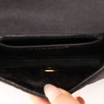 Rare Chanel 1989 Black Grosgrain Quilted Turnlock Mini Flap Bag - FashioNica