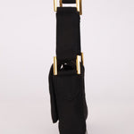 Rare Chanel 1989 Black Grosgrain Quilted Turnlock Mini Flap Bag - FashioNica