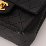 Rare Chanel 1990 Lambskin Bijoux Mini Square Flap 24k GP - FashioNica