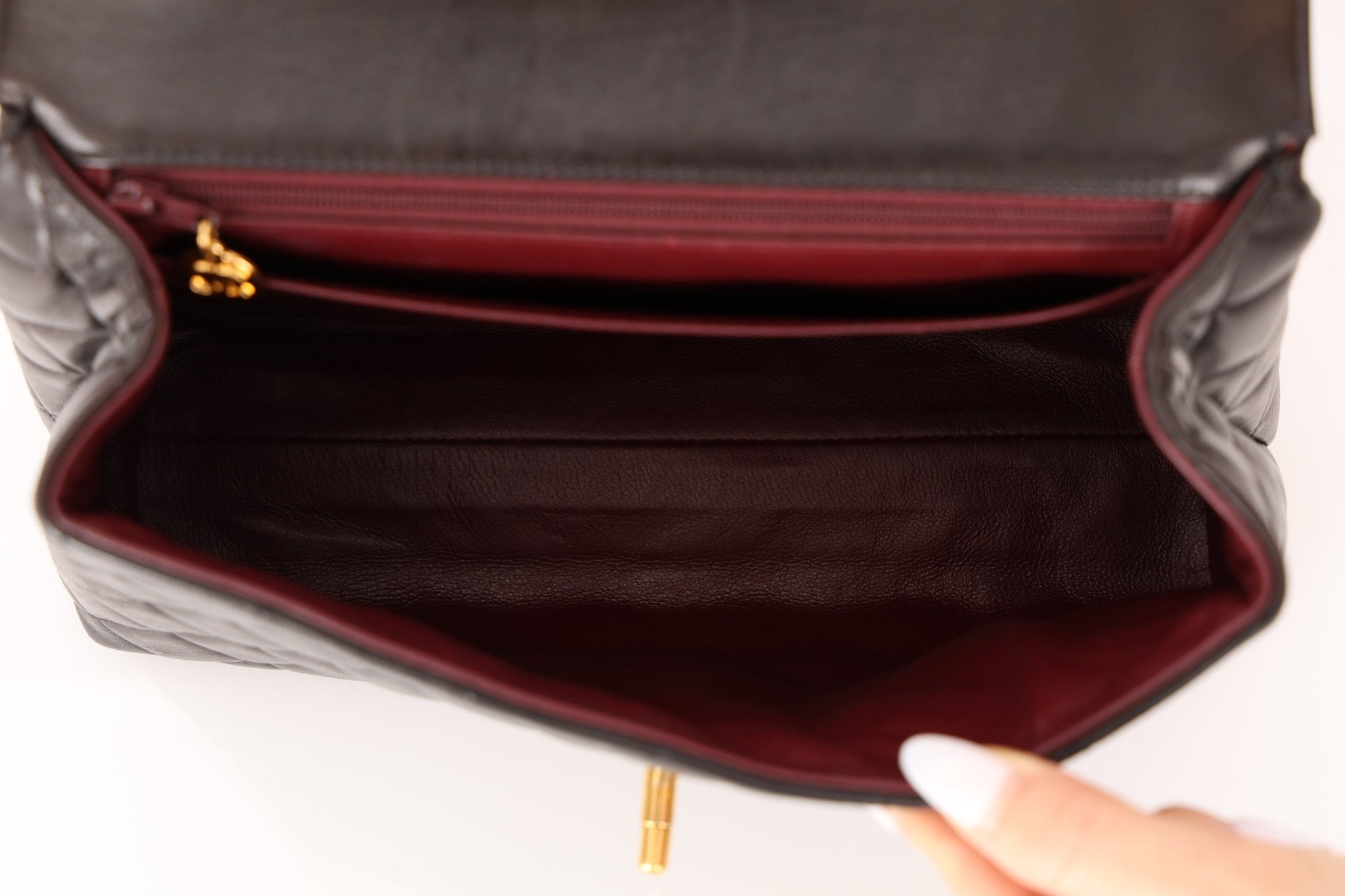 Rare Chanel 1990 Lambskin Bijoux Mini Square Flap 24k GP - FashioNica