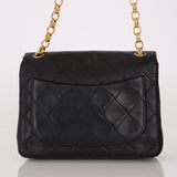 Rare Chanel 1990 Lambskin Bijoux Mini Square Flap 24k GP - FashioNica