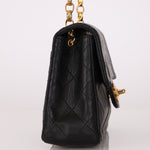 Rare Chanel 1990 Lambskin Bijoux Mini Square Flap 24k GP - FashioNica