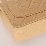 Rare Chanel 1991 Beige Mini Kelly Top Handle - FashioNica