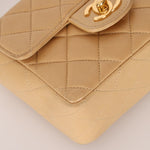 Rare Chanel 1991 Beige Mini Kelly Top Handle - FashioNica