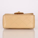 Rare Chanel 1991 Beige Mini Kelly Top Handle - FashioNica
