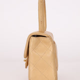 Rare Chanel 1991 Beige Mini Kelly Top Handle - FashioNica