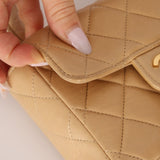 Rare Chanel 1991 Beige Mini Kelly Top Handle - FashioNica