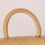 Rare Chanel 1991 Beige Mini Kelly Top Handle - FashioNica