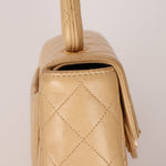 Rare Chanel 1991 Beige Mini Kelly Top Handle - FashioNica
