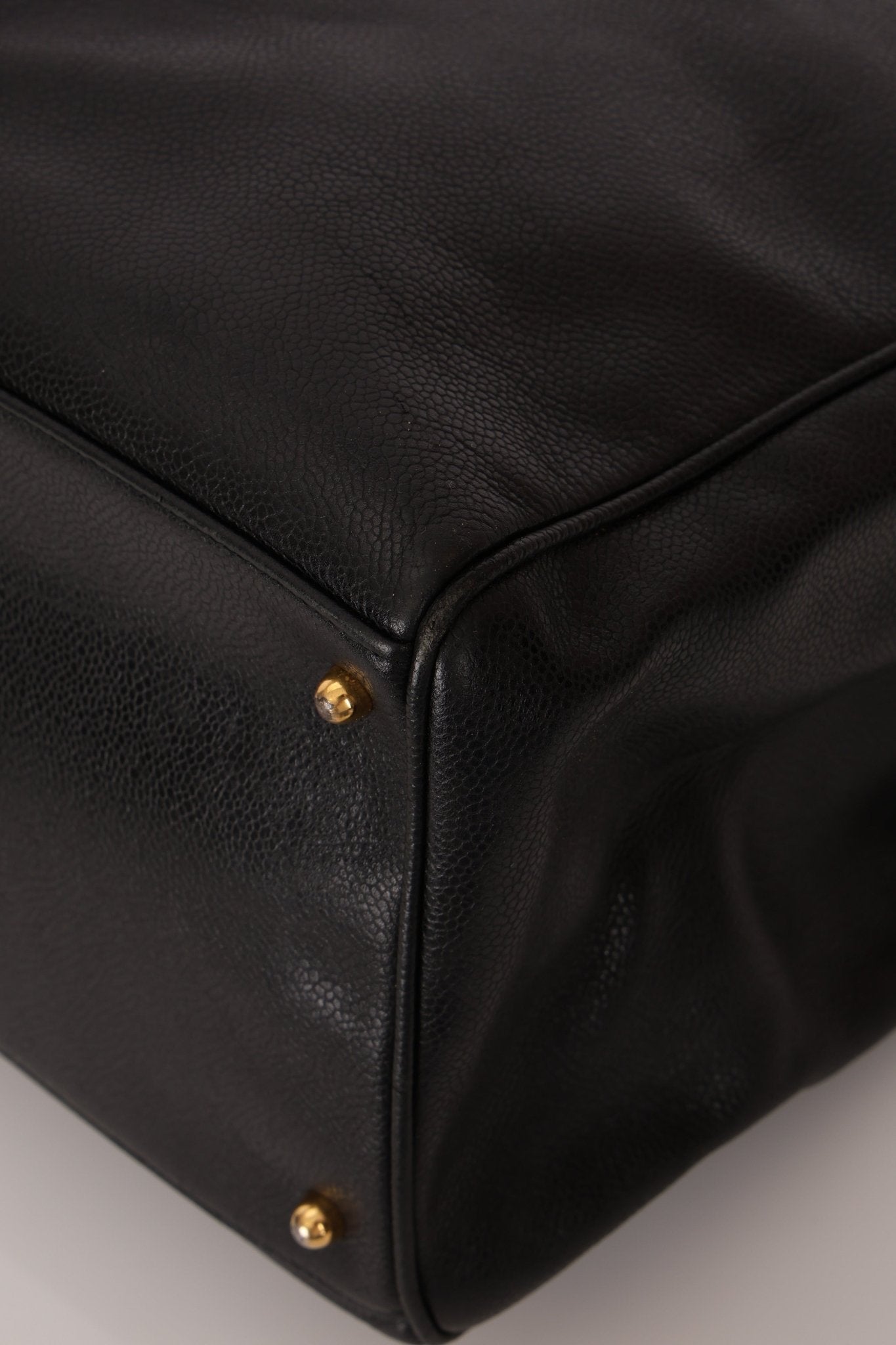 Rare Chanel 1991 Caviar Supermodel 24K GP - FashioNica