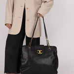 Rare Chanel 1991 Caviar Supermodel 24K GP - FashioNica