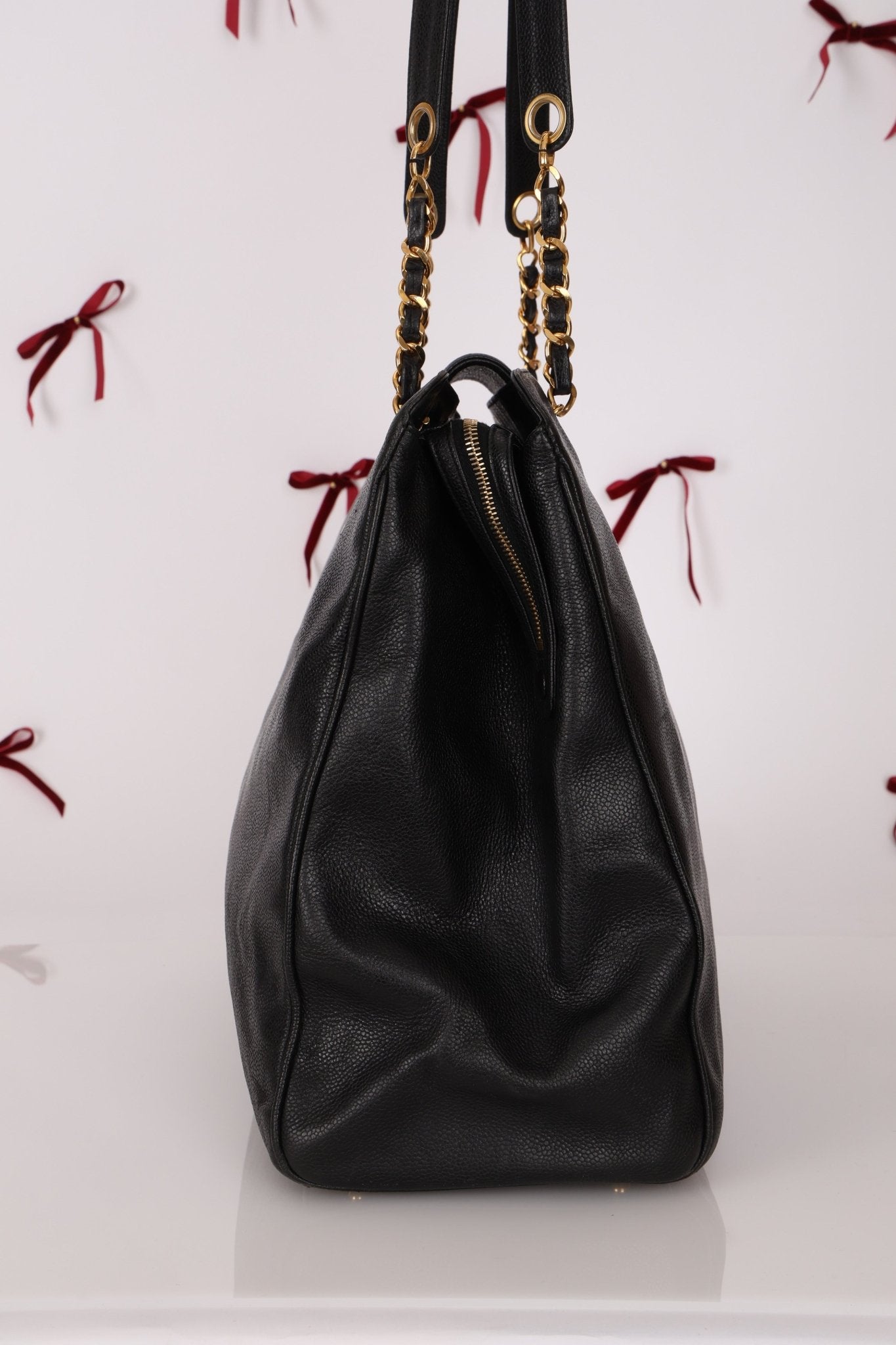 Rare Chanel 1991 Caviar Supermodel 24K GP - FashioNica