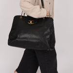 Rare Chanel 1991 Caviar Supermodel 24K GP - FashioNica