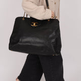 Rare Chanel 1991 Caviar Supermodel 24K GP - FashioNica