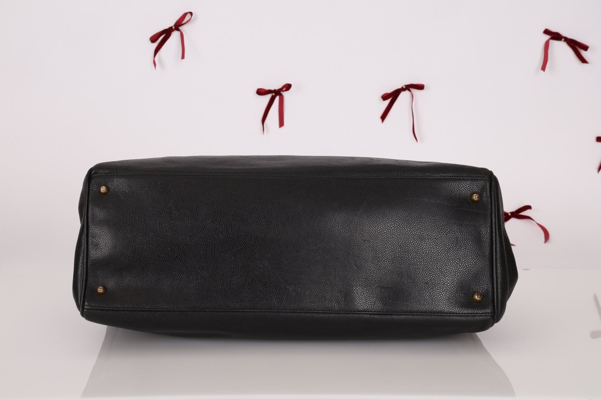 Rare Chanel 1991 Caviar Supermodel 24K GP - FashioNica