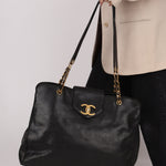 Rare Chanel 1991 Caviar Supermodel 24K GP - FashioNica
