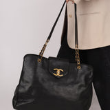 Rare Chanel 1991 Caviar Supermodel 24K GP - FashioNica