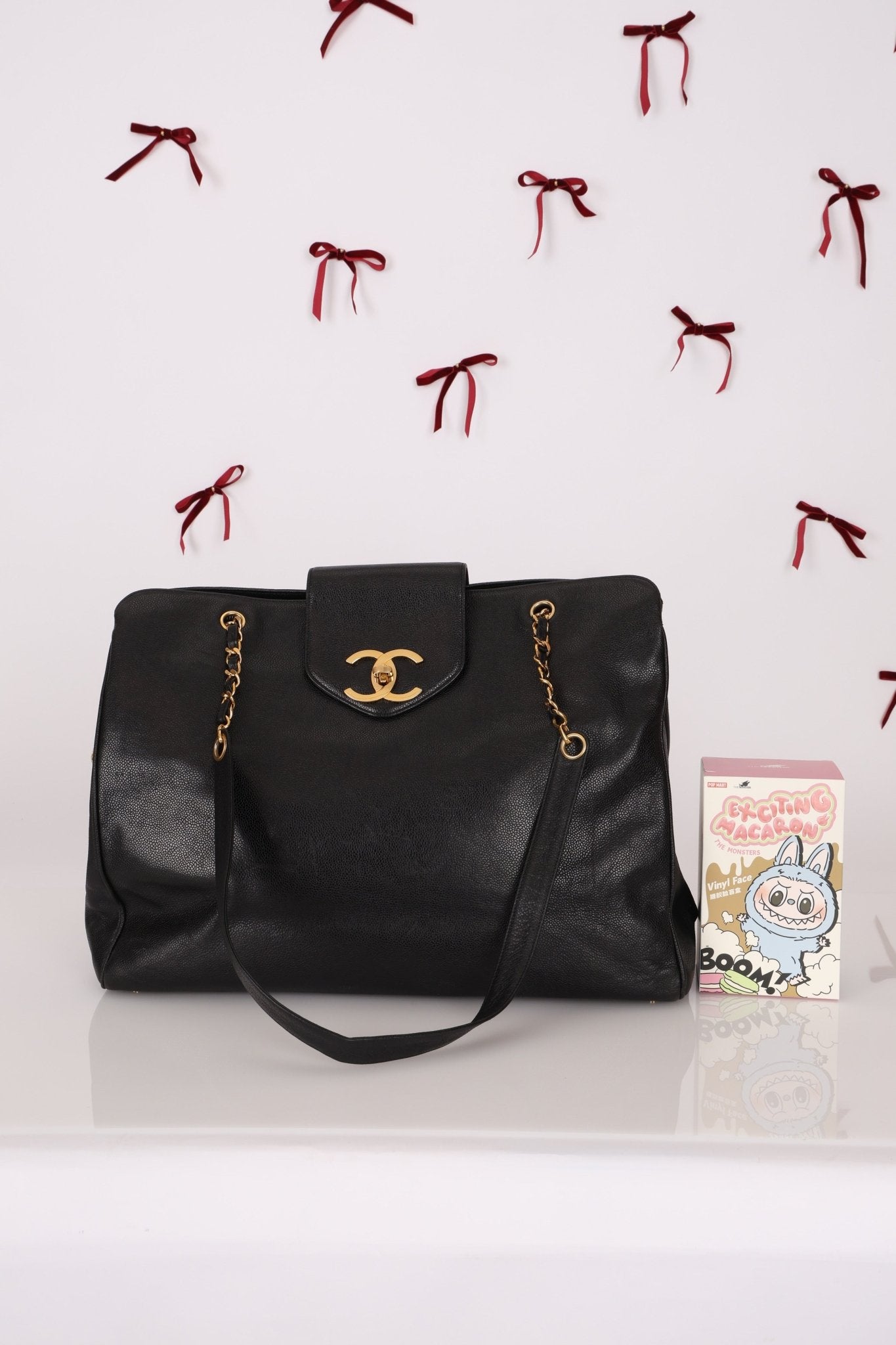 Rare Chanel 1991 Caviar Supermodel 24K GP - FashioNica