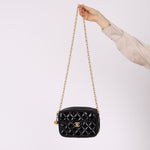 Rare Chanel 1991 Patent Bijoux Mini Turnlock Camera Bag - FashioNica