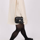 Rare Chanel 1991 Patent Bijoux Mini Turnlock Camera Bag - FashioNica